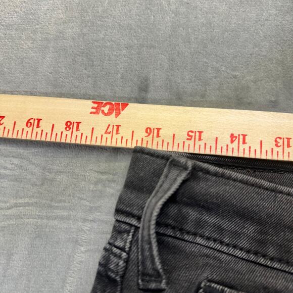 Signature Levi Strauss Women's High-Rise Kick Boot Jeans Size 10 Black #2011 - Picture 6 of 9